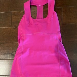 Lululemon Hot Pink Racer top